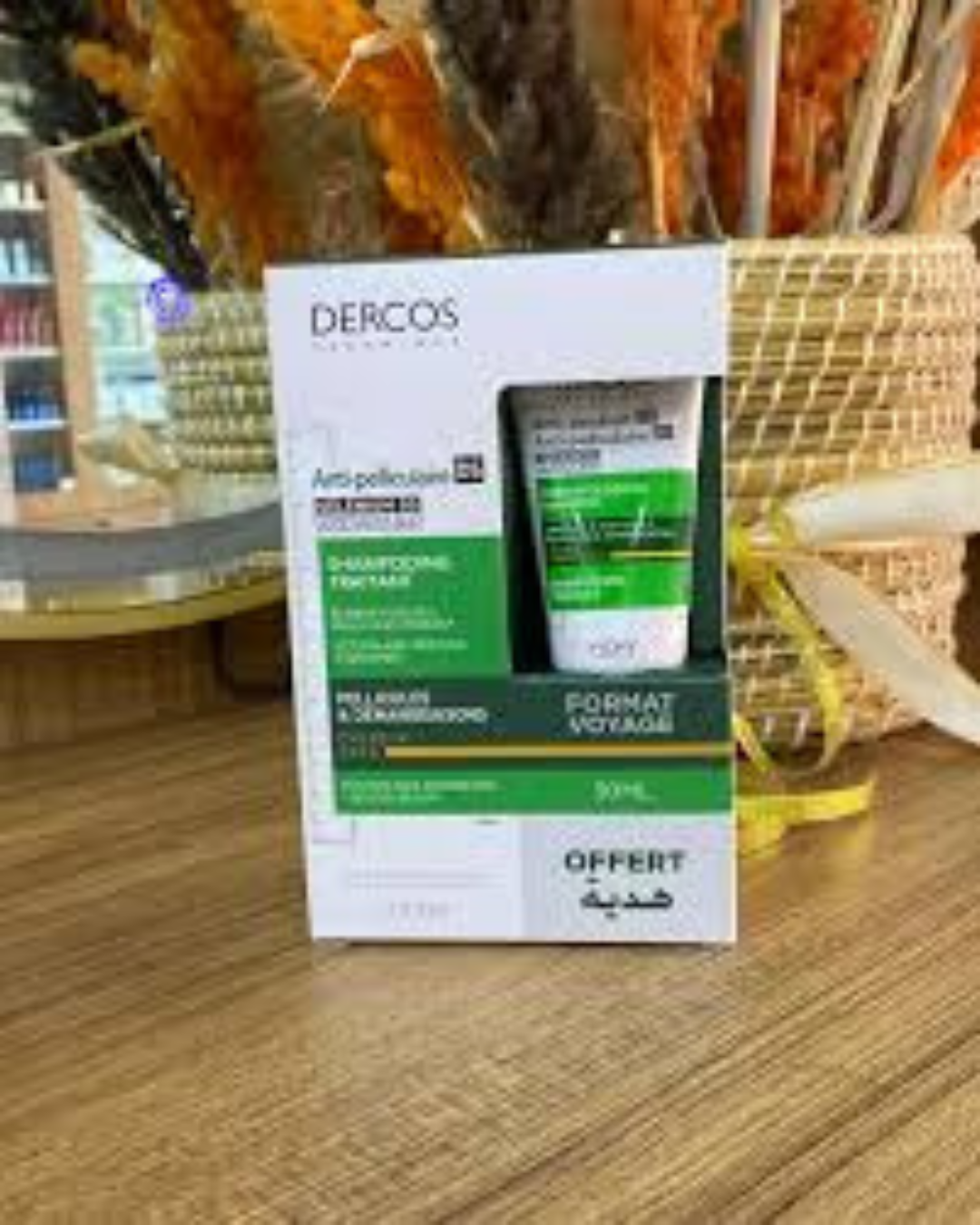 Design sans titre (35) PACK DERCOS ANTI-PELLICULAIRE CHEVEUX SECHES – Image 1